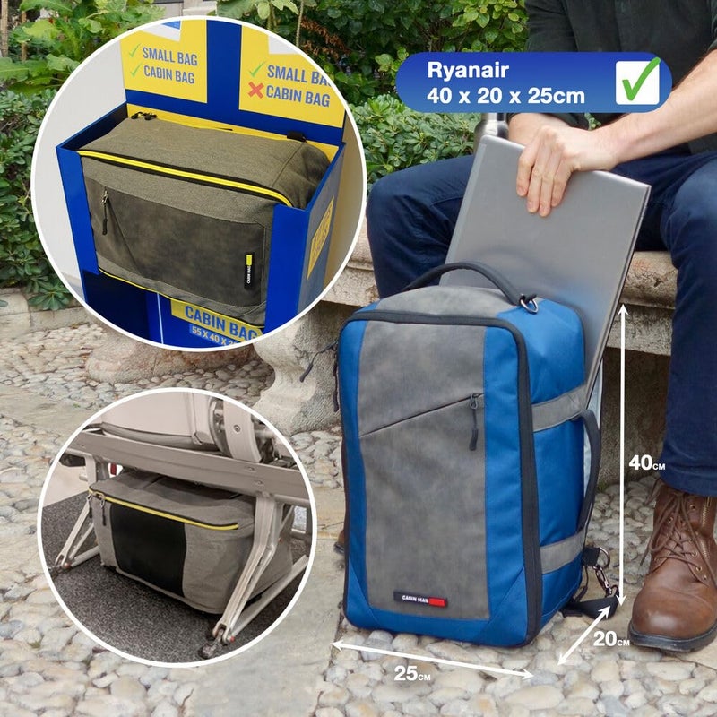 Cabin Max Mini Backpack Usable as Underseat Carry on Luggage and Laptop Backpack - Image 4